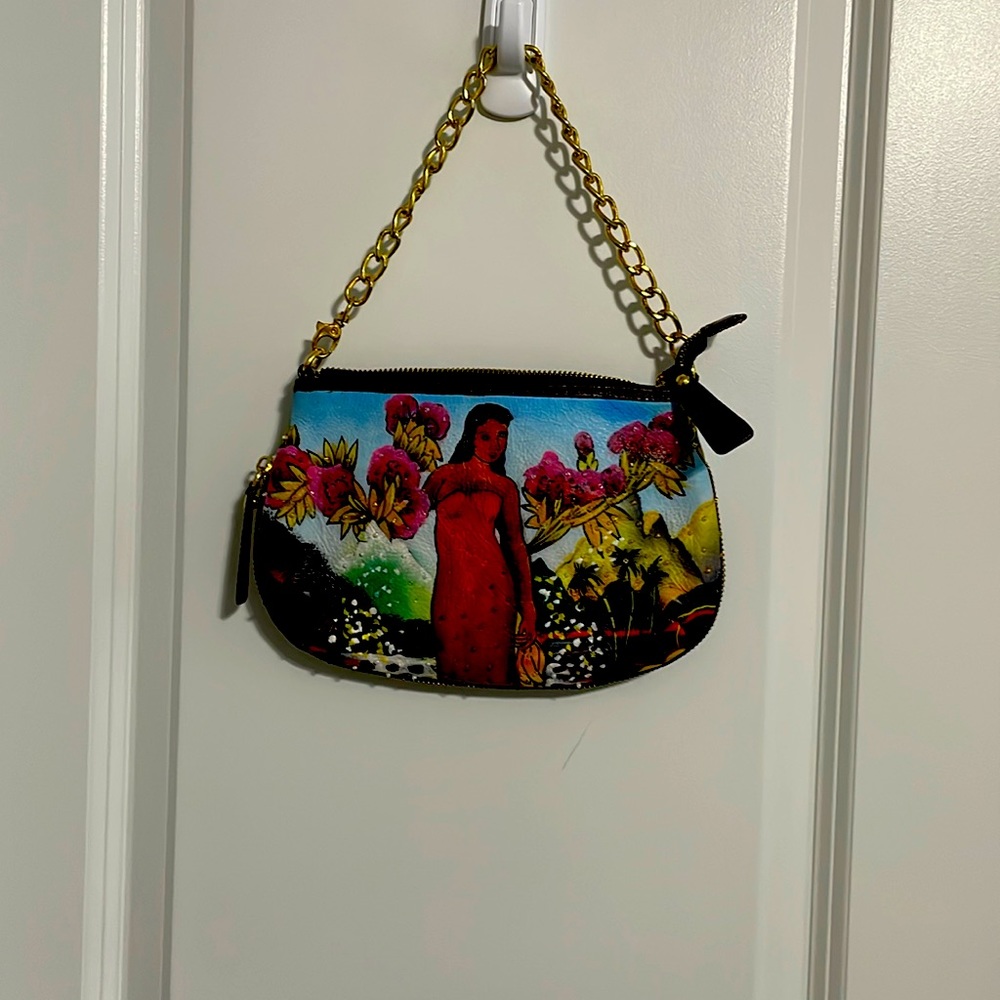 Sharif hand painted bag. EUC